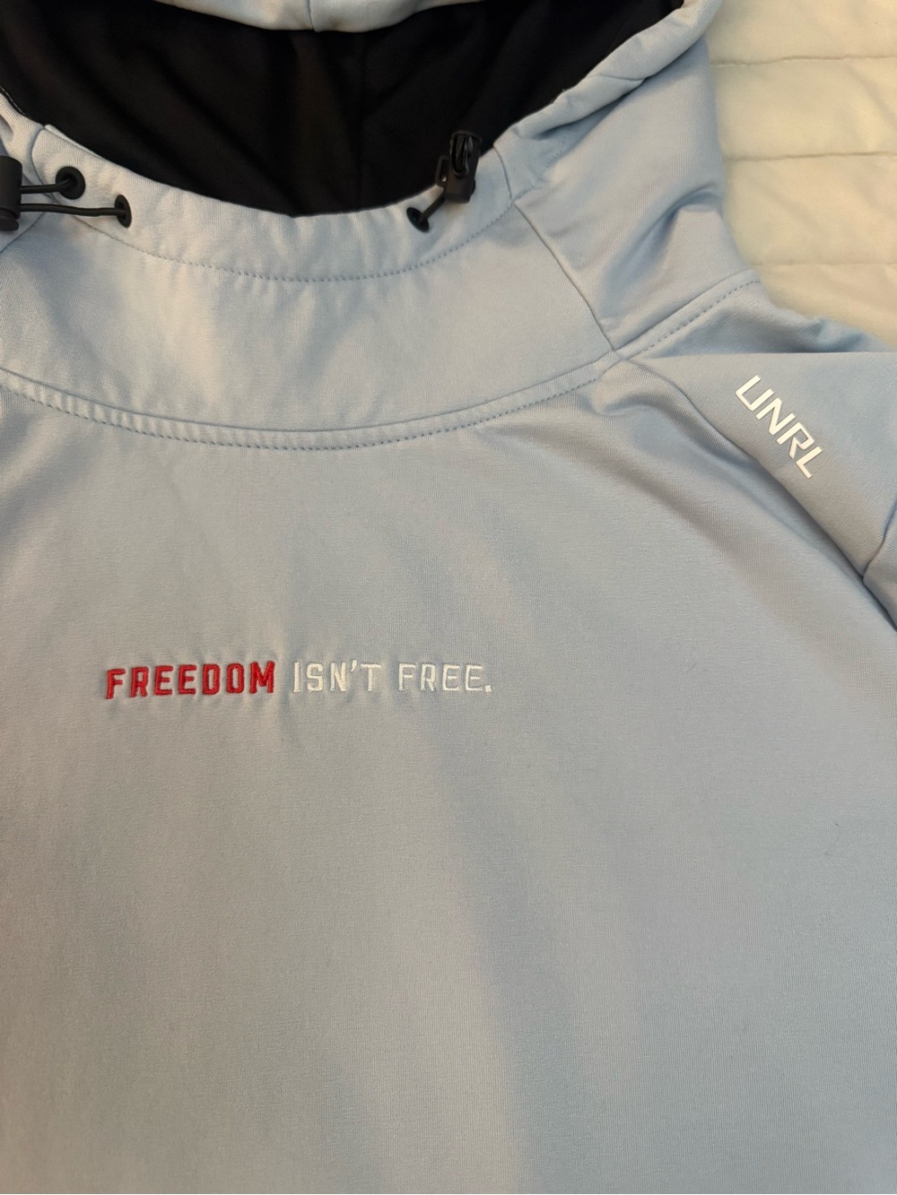 UNRL x Folds of Honor Crossover Hoodie II XL Blue Freedom Isn’t Free